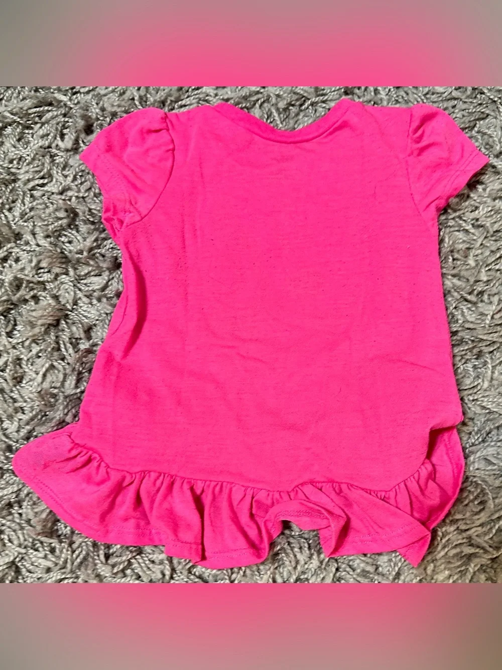 Disney Minnie Mouse Pink and White Short Sleeve Pajama Dresses